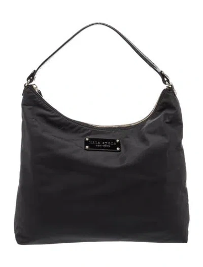 Pre-owned Kate Spade Nylon Top Handle Bag In Black