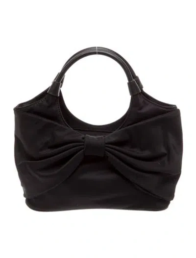 Pre-owned Kate Spade Nylon Top Handle Bag In Black