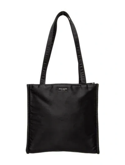 Pre-owned Kate Spade Nylon Top Handle Bag In Black