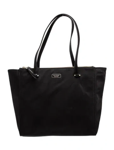 Pre-owned Kate Spade Nylon Tote In Black