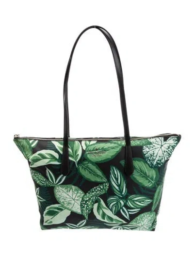Pre-owned Kate Spade Nylon Tote In Black