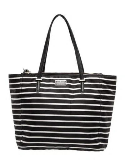 Pre-owned Kate Spade Nylon Tote In Black