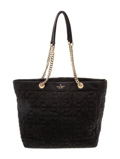Pre-owned Kate Spade Nylon Tote In Black