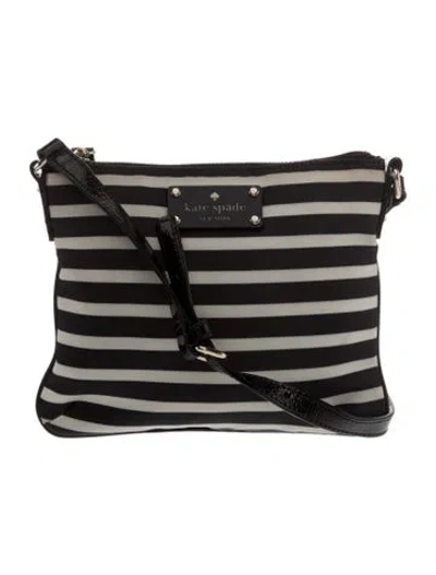 Pre-owned Kate Spade Nylon Tote In Black/neutrals
