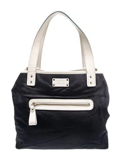 Pre-owned Kate Spade Nylon Tote In Blue