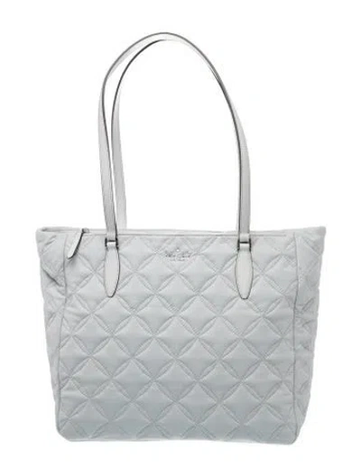 Pre-owned Kate Spade Nylon Tote In Blue