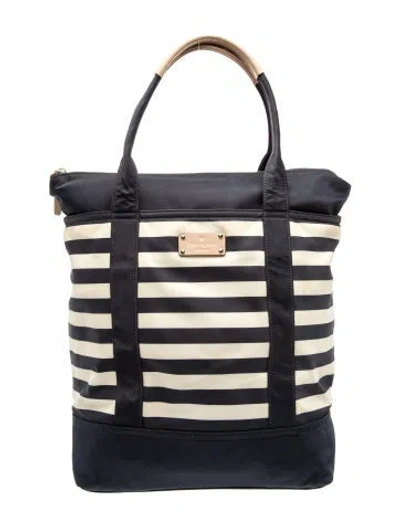 Pre-owned Kate Spade Nylon Tote In Blue
