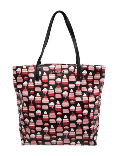 Pre-owned Kate Spade Nylon Tote In Multi