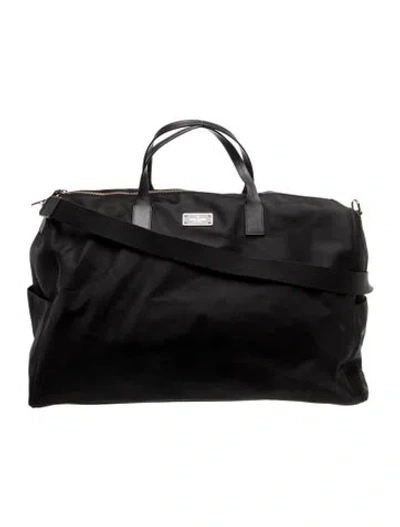 Pre-owned Kate Spade Nylon Weekender Bag In Black