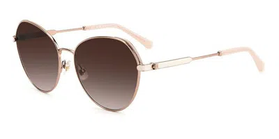 Kate Spade Octavia/g/s Asian Fit Au2/ha Women's Sunglasses Gold Size 59