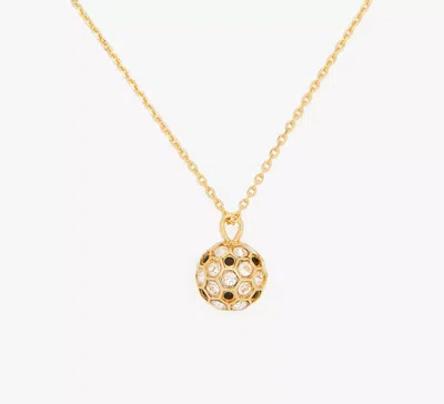 Kate Spade On The Ball Mini Pendant In Gold