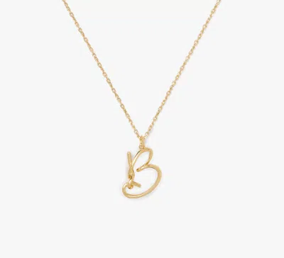 Kate Spade One In A Million B Pendant In Gold