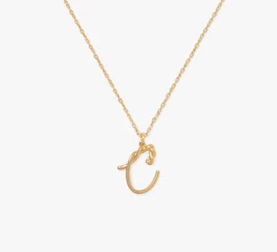 Kate Spade One In A Million C Pendant In Gold