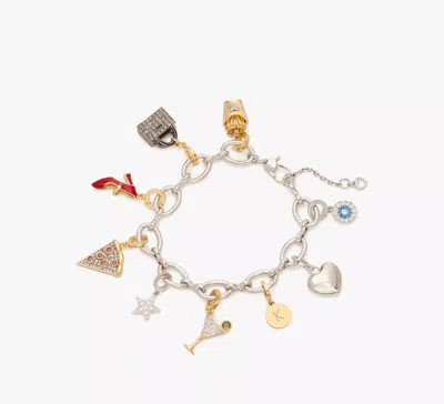Kate Spade One In A Million Chain Charm Bracelet In Silver