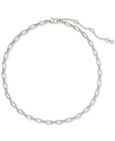 Kate Spade One In A Million Chain Charm Necklace, 16" + 3" Extender In Silver