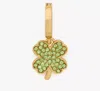 Kate Spade One In A Million Clover Charm In Green