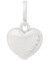 Kate Spade One In A Million Heart Charm In Silver