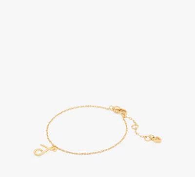 Kate Spade One In A Million J Bracelet In Gold