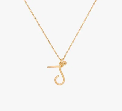 Kate Spade One In A Million J Pendant In Gold
