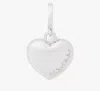Kate Spade One In A Million Metal Heart Charm In Silver
