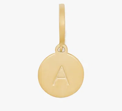 Kate Spade One In A Million Mini A Charm In Gold