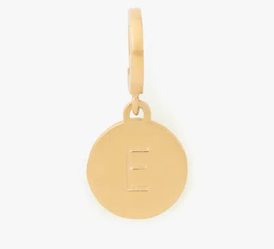 Kate Spade One In A Million Mini E Charm In Gold