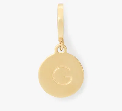 Kate Spade One In A Million Mini G Charm In Gold