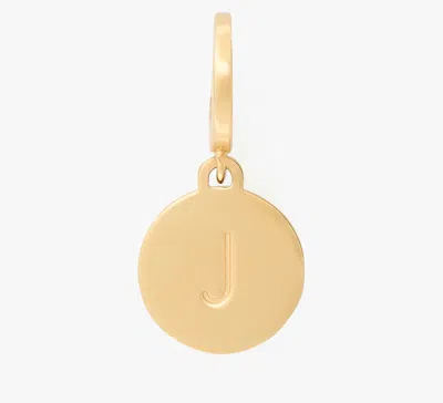 Kate Spade One In A Million Mini J Charm In Gold