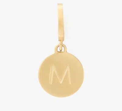 Kate Spade One In A Million Mini M Charm In Gold