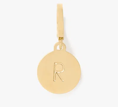 Kate Spade One In A Million Mini R Charm In Gold