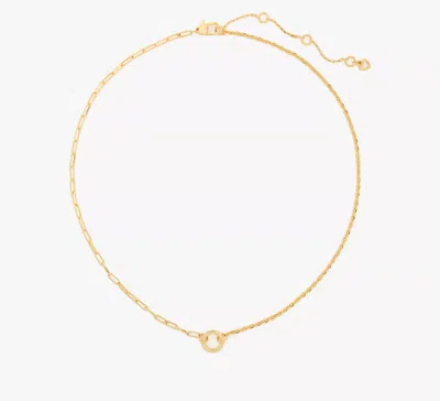 Kate Spade One In A Million Mixed Chain Necklace In Gold