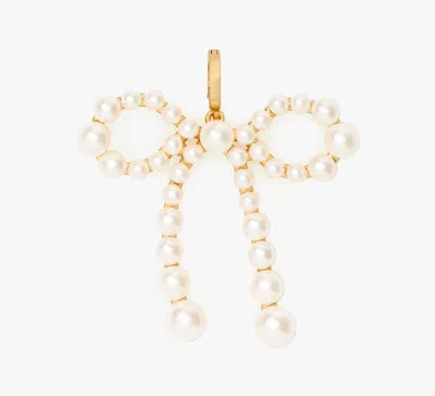 Kate Spade One In A Million Pearl Bow Charm In White Gold