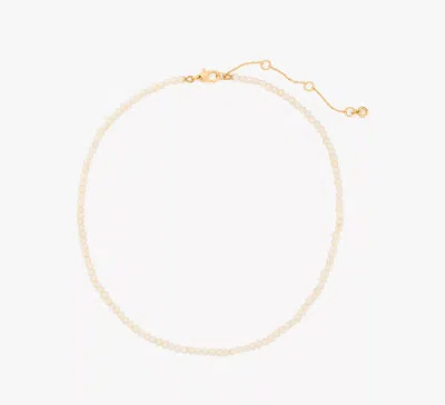 Kate Spade One In A Million Pearl Necklace In Cream/gold