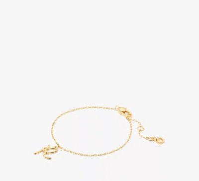 Kate Spade One In A Million R Bracelet In Gold