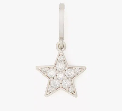 Kate Spade One In A Million Star Charm In Clear/silver