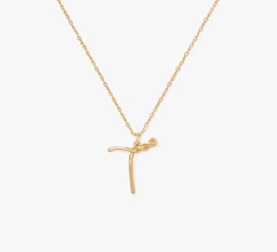 Kate Spade One In A Million T Pendant In Gold