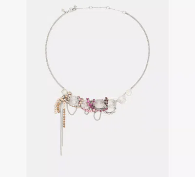 Kate Spade Opulence Fringe Necklace In Metallic