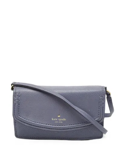 Pre-owned Kate Spade Orchard Street Austyn Cross Body Bag In Purple