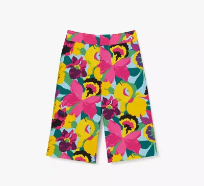Kate Spade Orchid Bloom Bermuda Shorts In Multi