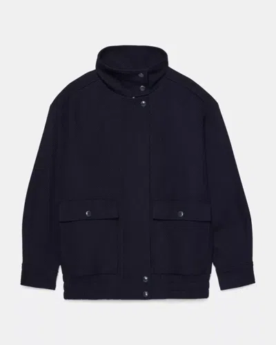 Kate Spade Outlet Blouson Jacket In Blue