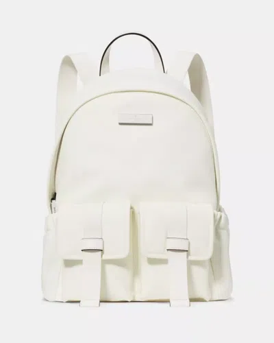 Kate Spade Outlet Carter Nylon Cargo Backpack In White