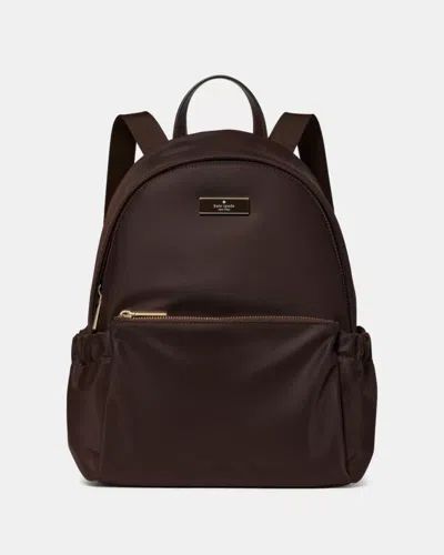 Kate Spade Outlet Carter Nylon Dome Backpack In Brown