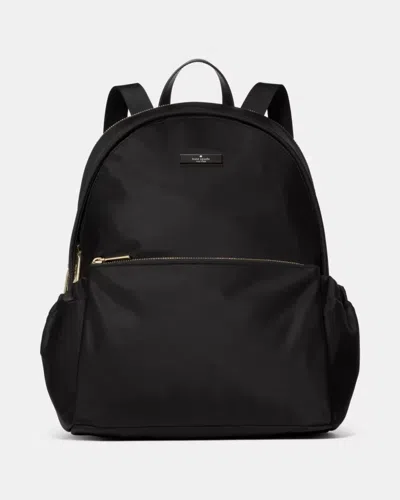 Kate Spade Outlet Carter Nylon Large Dome Backpack In Black
