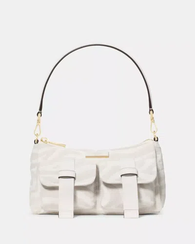 Kate Spade Outlet Carter Zebra Cargo Crossbody Bag In Beige