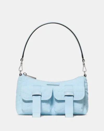 Kate Spade Outlet Carter Zebra Cargo Crossbody Bag In Blue