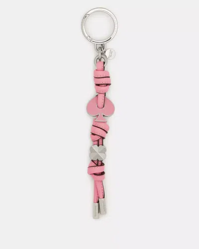 Kate Spade Outlet Charmed Enamel Knott Bag Charm In Pink