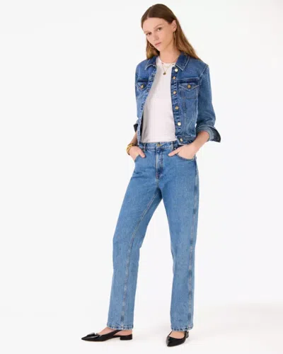 Kate Spade Outlet Classic Denim Jacket In Blue