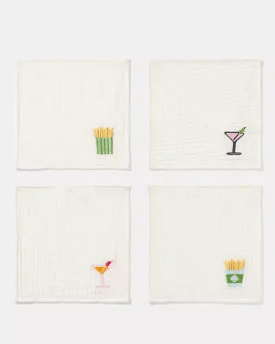 Kate Spade Outlet Cocktail Napkins In Pink