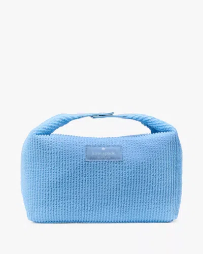 Kate Spade Outlet Cosmetic Pouch In Blue