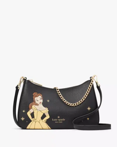 Kate Spade Outlet Disney X  Beauty And The Beast Convertible Crossbody In Black